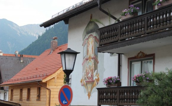 Бавария. Красивая деревня