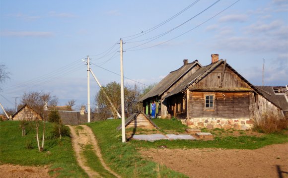 Деревня Между Белоруссией и Россией