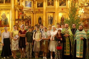 Выпуск учащихся воскресных школ Серпуховского благочиния в 2007